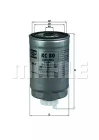 KC 80 KNECHT Топливный фильтр KC 80 KNECHT Топливный фильтр
