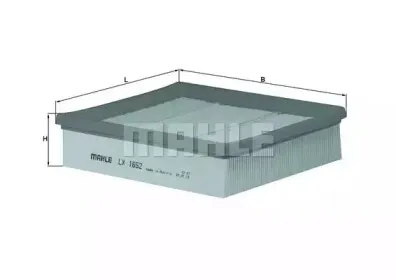 LX 1652 KNECHT Воздушный фильтр LX 1652 KNECHT Воздушный фильтр