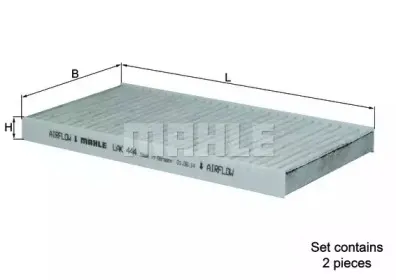 LAK444S KNECHT Фильтр, воздух во внутренном пространстве LAK444S KNECHT Фильтр, воздух во внутренном пространстве