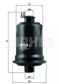 KL 231 KNECHT Топливный фильтр KL 231 KNECHT Топливный фильтр