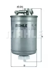 KL 476D KNECHT Топливный фильтр KL 476D KNECHT Топливный фильтр