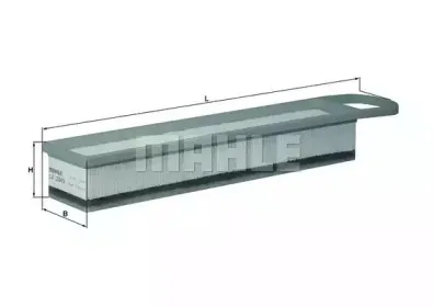 LX 2843 KNECHT Воздушный фильтр LX 2843 KNECHT Воздушный фильтр