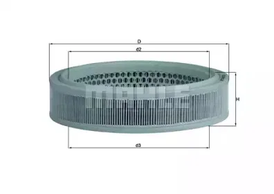 LX 166 KNECHT Воздушный фильтр LX 166 KNECHT Воздушный фильтр