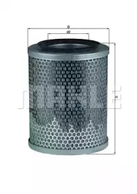 LX 196 KNECHT Воздушный фильтр LX 196 KNECHT Воздушный фильтр