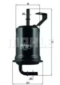 KL 536 KNECHT Топливный фильтр KL 536 KNECHT Топливный фильтр