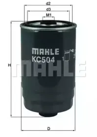 KC 504 KNECHT Топливный фильтр KC 504 KNECHT Топливный фильтр