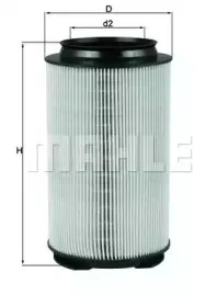 LX 1628 KNECHT Воздушный фильтр LX 1628 KNECHT Воздушный фильтр