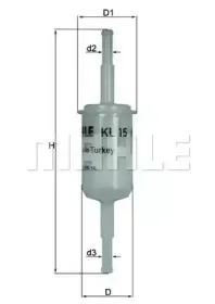 KL 15 OF KNECHT Топливный фильтр KL 15 OF KNECHT Топливный фильтр