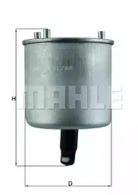 KL 788 KNECHT Топливный фильтр KL 788 KNECHT Топливный фильтр