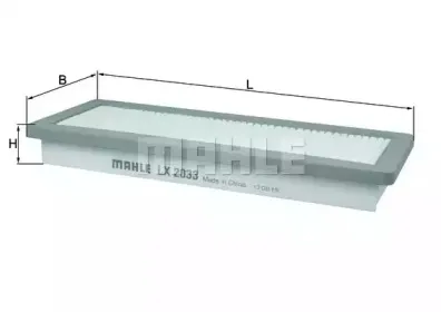 LX 2033 KNECHT Воздушный фильтр LX 2033 KNECHT Воздушный фильтр