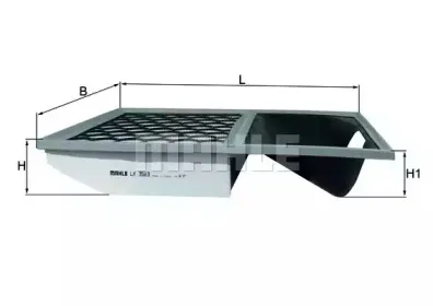 LX 3583 KNECHT Воздушный фильтр LX 3583 KNECHT Воздушный фильтр