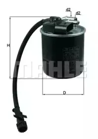 KL 912 KNECHT Топливный фильтр KL 912 KNECHT Топливный фильтр