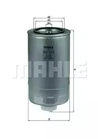 KC 214 KNECHT Топливный фильтр KC 214 KNECHT Топливный фильтр