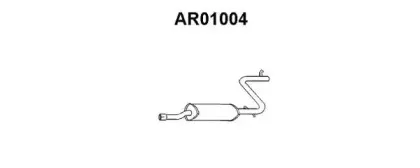 AR01004 VENEPORTE Средний глушитель выхлопных газов AR01004 VENEPORTE Средний глушитель выхлопных газов