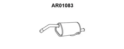 AR01083 VENEPORTE Глушитель выхлопных газов конечный AR01083 VENEPORTE Глушитель выхлопных газов конечный