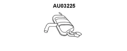 AU03225 VENEPORTE Глушитель выхлопных газов конечный AU03225 VENEPORTE Глушитель выхлопных газов конечный