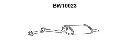 BW10023 VENEPORTE Глушитель выхлопных газов конечный BW10023 VENEPORTE Глушитель выхлопных газов конечный