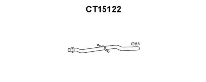 CT15122 VENEPORTE Труба выхлопного газа CT15122 VENEPORTE Труба выхлопного газа