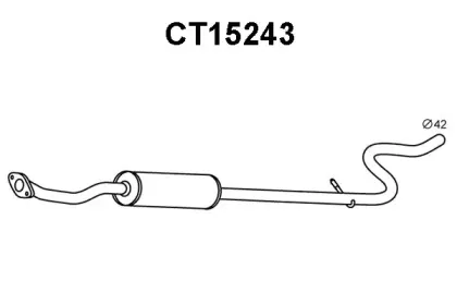 CT15243 VENEPORTE Предглушитель выхлопных газов CT15243 VENEPORTE Предглушитель выхлопных газов