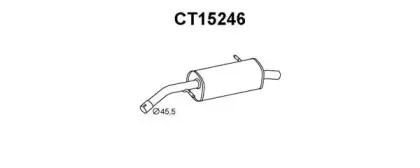 CT15246 VENEPORTE Глушитель выхлопных газов конечный CT15246 VENEPORTE Глушитель выхлопных газов конечный