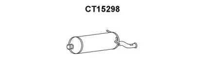 CT15298 VENEPORTE Глушитель выхлопных газов конечный CT15298 VENEPORTE Глушитель выхлопных газов конечный