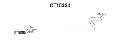 CT15324 VENEPORTE Труба выхлопного газа CT15324 VENEPORTE Труба выхлопного газа