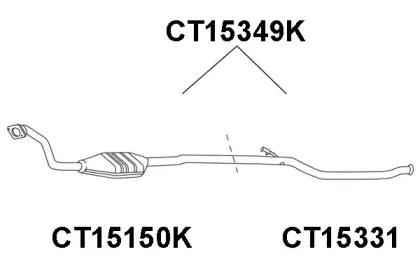 CT15349K VENEPORTE Катализатор CT15349K VENEPORTE Катализатор