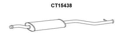 CT15438 VENEPORTE Средний глушитель выхлопных газов CT15438 VENEPORTE Средний глушитель выхлопных газов