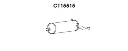CT15515 VENEPORTE Глушитель выхлопных газов конечный CT15515 VENEPORTE Глушитель выхлопных газов конечный
