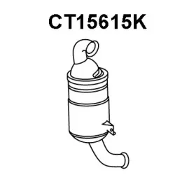 CT15615K VENEPORTE Катализатор CT15615K VENEPORTE Катализатор