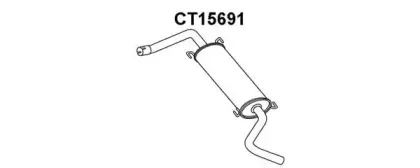 CT15691 VENEPORTE Глушитель выхлопных газов конечный CT15691 VENEPORTE Глушитель выхлопных газов конечный