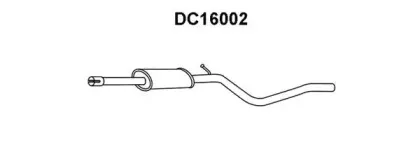 DC16002 VENEPORTE Предглушитель выхлопных газов DC16002 VENEPORTE Предглушитель выхлопных газов