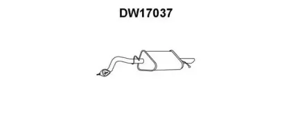 DW17037 VENEPORTE Глушитель выхлопных газов конечный DW17037 VENEPORTE Глушитель выхлопных газов конечный