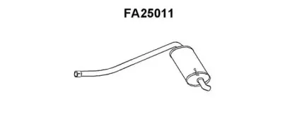 FA25011 VENEPORTE Глушитель выхлопных газов конечный FA25011 VENEPORTE Глушитель выхлопных газов конечный