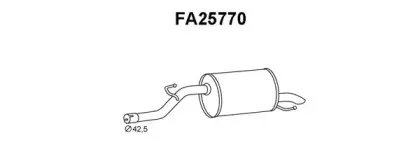 FA25770 VENEPORTE Глушитель выхлопных газов конечный FA25770 VENEPORTE Глушитель выхлопных газов конечный