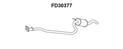 FD30377 VENEPORTE Средний глушитель выхлопных газов FD30377 VENEPORTE Средний глушитель выхлопных газов
