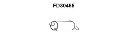 FD30455 VENEPORTE Глушитель выхлопных газов конечный FD30455 VENEPORTE Глушитель выхлопных газов конечный