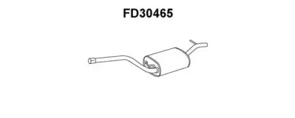 FD30465 VENEPORTE Средний глушитель выхлопных газов FD30465 VENEPORTE Средний глушитель выхлопных газов