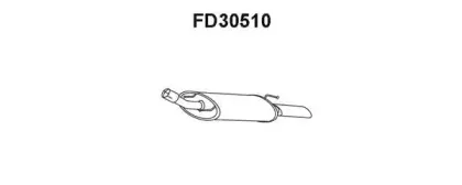 FD30510 VENEPORTE Глушитель выхлопных газов конечный FD30510 VENEPORTE Глушитель выхлопных газов конечный
