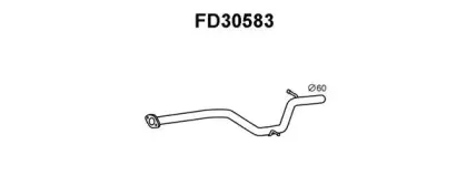 FD30583 VENEPORTE Труба выхлопного газа FD30583 VENEPORTE Труба выхлопного газа