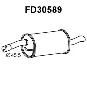 FD30589 VENEPORTE Глушитель выхлопных газов конечный FD30589 VENEPORTE Глушитель выхлопных газов конечный