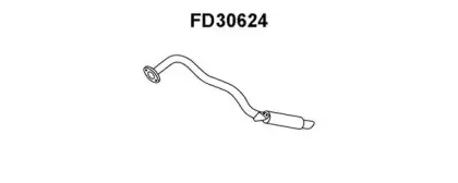 FD30624 VENEPORTE Труба выхлопного газа FD30624 VENEPORTE Труба выхлопного газа