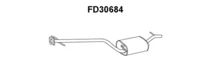 FD30684 VENEPORTE Предглушитель выхлопных газов FD30684 VENEPORTE Предглушитель выхлопных газов