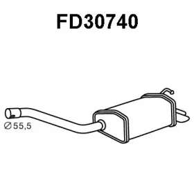 FD30740 VENEPORTE Глушитель выхлопных газов конечный FD30740 VENEPORTE Глушитель выхлопных газов конечный