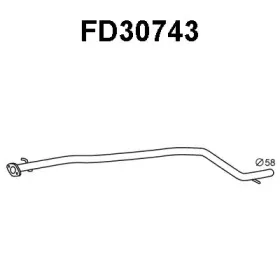 FD30743 VENEPORTE Труба выхлопного газа FD30743 VENEPORTE Труба выхлопного газа