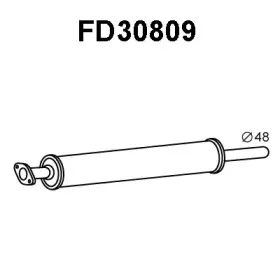 FD30809 VENEPORTE Предглушитель выхлопных газов FD30809 VENEPORTE Предглушитель выхлопных газов