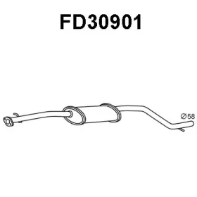 FD30901 VENEPORTE Предглушитель выхлопных газов FD30901 VENEPORTE Предглушитель выхлопных газов
