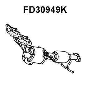 FD30949K VENEPORTE Катализатор коллектора FD30949K VENEPORTE Катализатор коллектора