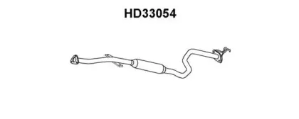 HD33054 VENEPORTE Средний глушитель выхлопных газов HD33054 VENEPORTE Средний глушитель выхлопных газов