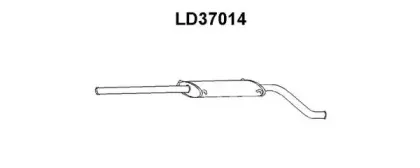 LD37014 VENEPORTE Средний глушитель выхлопных газов LD37014 VENEPORTE Средний глушитель выхлопных газов